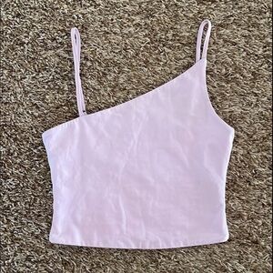 Brand new Superdown purple asymmetrical top